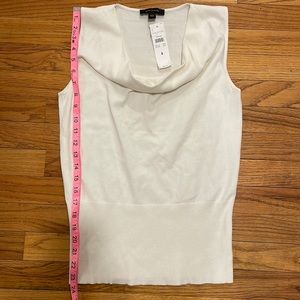 Off white Ann Taylor knit cowl neck